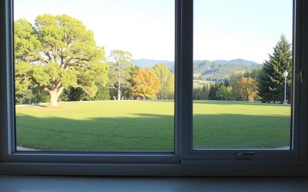 A perfectly clean, streak-free window