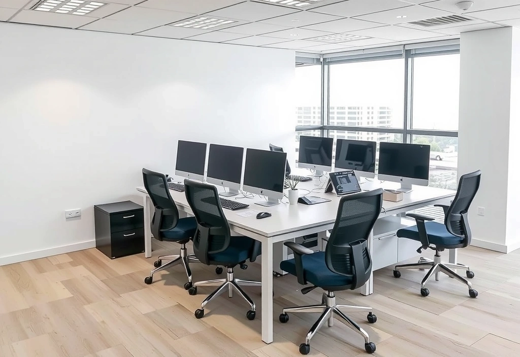 Modern clean office space