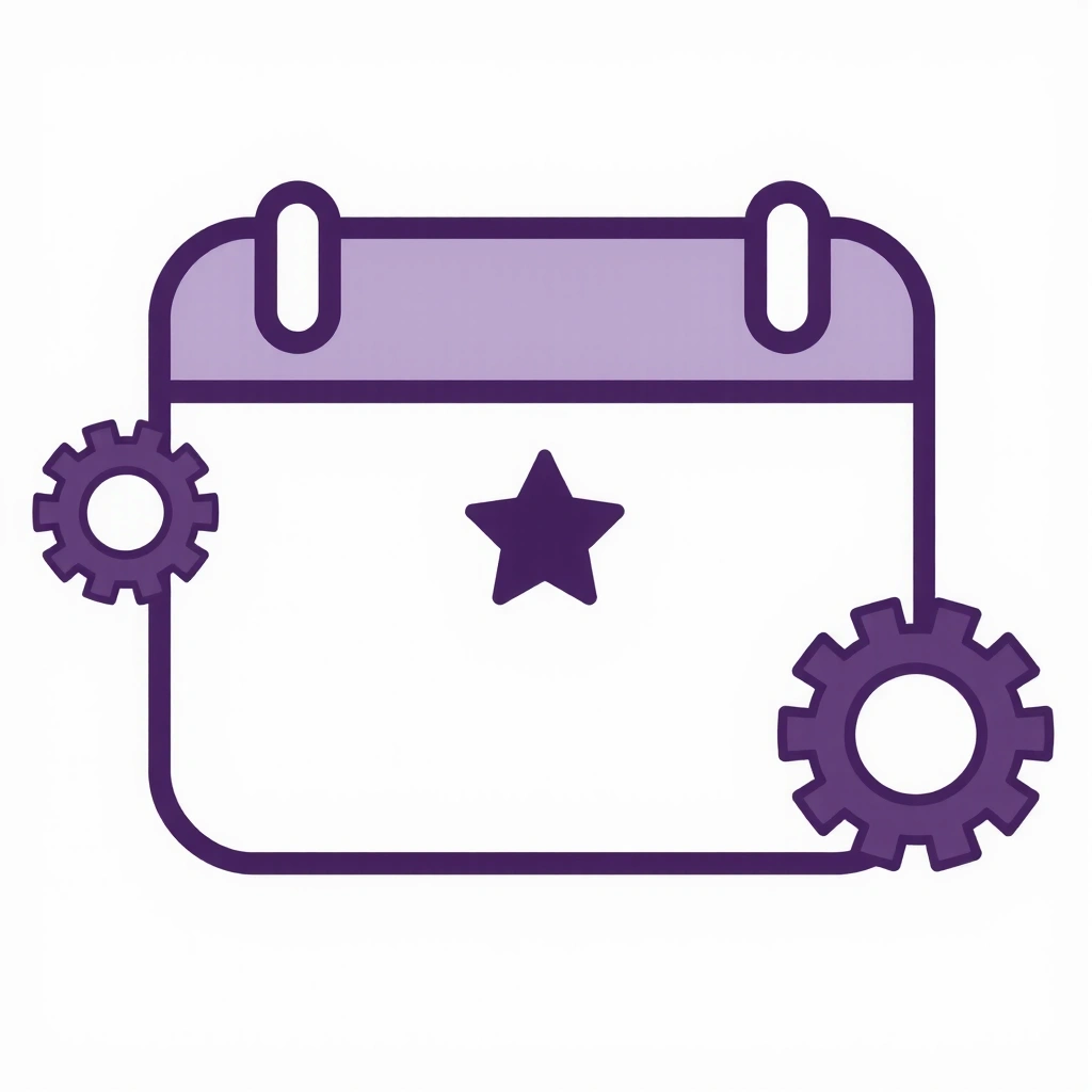 Customizable calendar icon